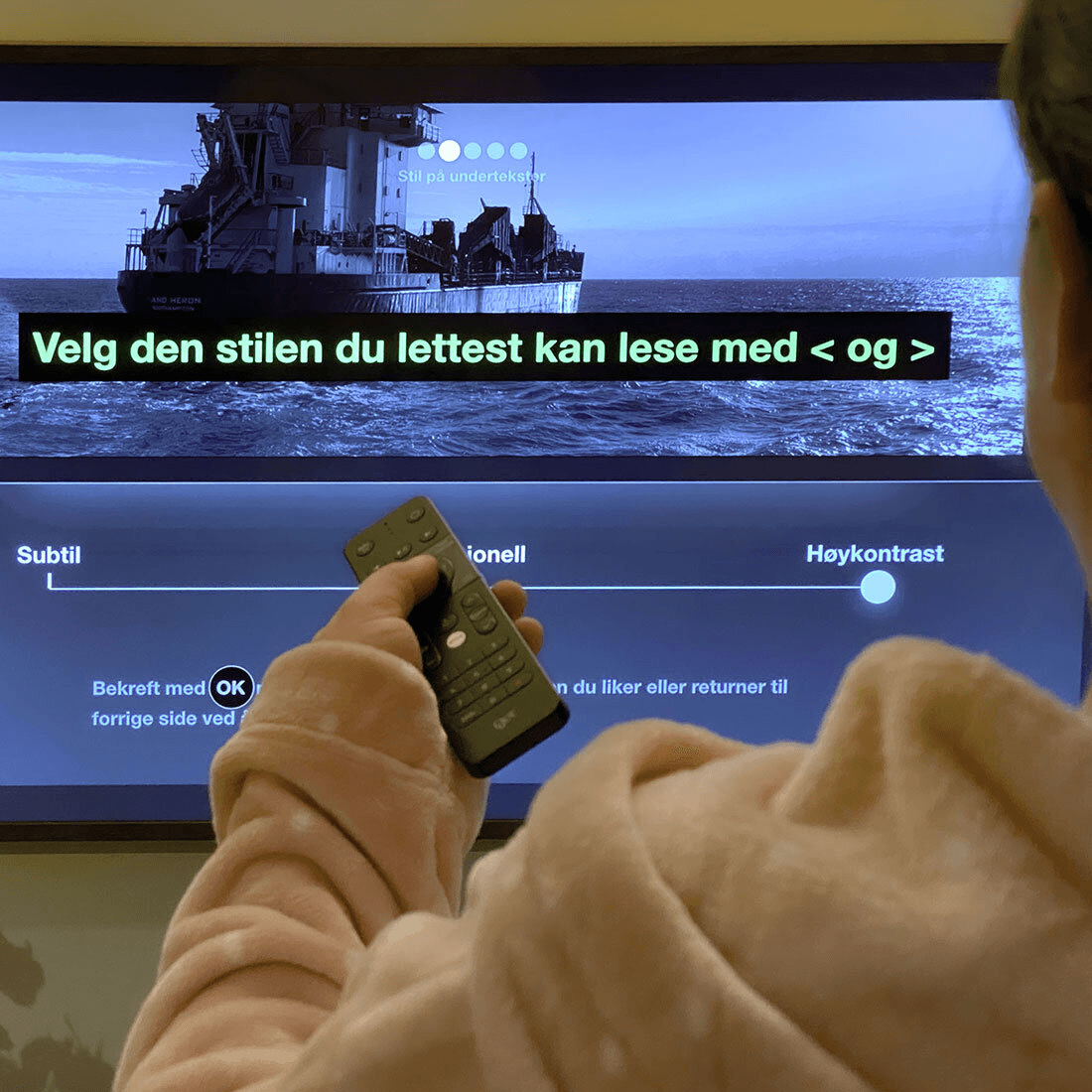 Tilpassing av undertekster